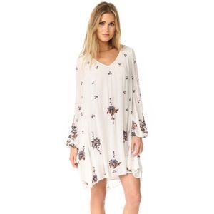Free People Oxford Ibiza Embroidered Dress Women’s Large